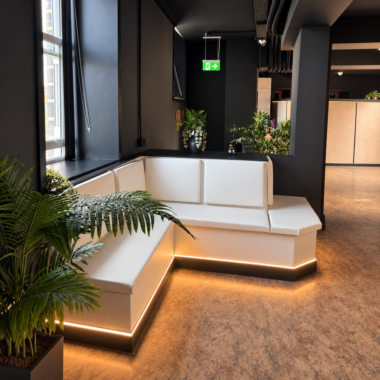 Sunkissed Glow studio lounge seating